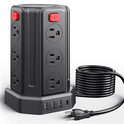 power strip with multiple outlets